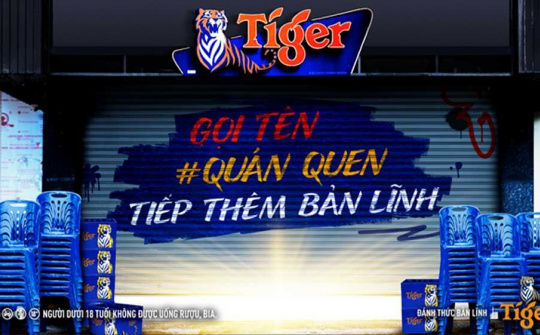 Tiger Beer tái khởi động chiến dịch “Đánh thức đường phố” hỗ trợ nhà hàng, quán ăn