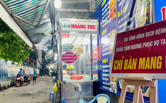 Từ 8/9, TP.HCM cho phép quán ăn bán mang về đến 18 giờ