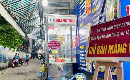 Từ 8/9, TP.HCM cho phép quán ăn bán mang về đến 18 giờ