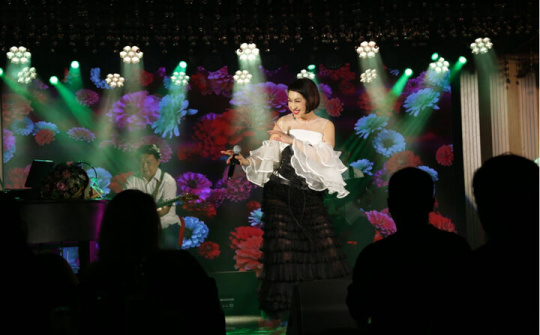 Nghệ sĩ Ý Lan thăng hoa tại Sky Lounge trên nền nhạc Nguyễn Quang