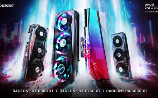 GIGABYTE ra mắt card đồ họa tùy chỉnh AMD Radeon RX 6950 XT, Radeon RX 6750 XT và Radeon RX 6650 XT