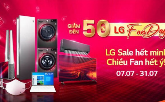 LG ưu đãi ‘hết mình’ trong ngày hội dành cho fan công nghệ