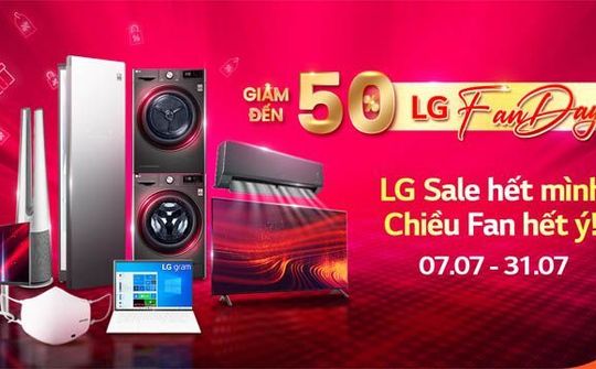 LG ưu đãi ‘hết mình’ trong ngày hội dành cho fan công nghệ