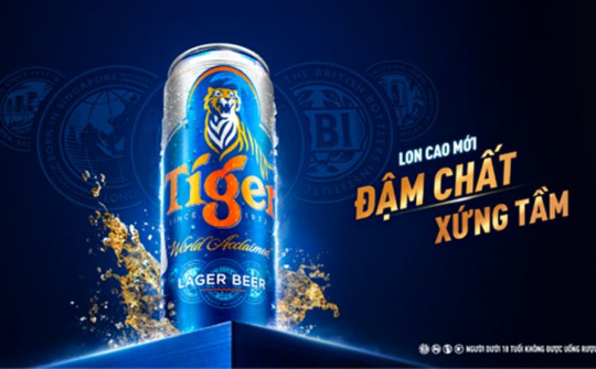 Tiger Beer ra mắt phiên bản Tiger lon cao mới