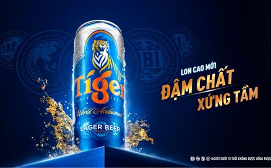 Tiger Beer ra mắt phiên bản Tiger lon cao mới