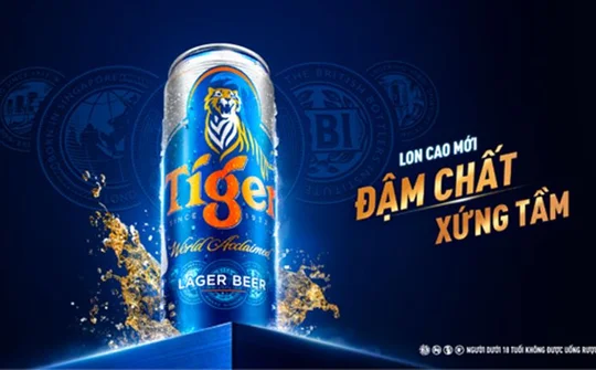 Tiger Beer ra mắt phiên bản Tiger lon cao mới