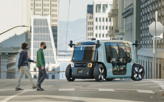 Robotaxi không người lái được phép lưu thông trên đường phố