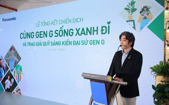 Panasonic đánh dấu hành trình "Cùng Gen G sống xanh đi"
