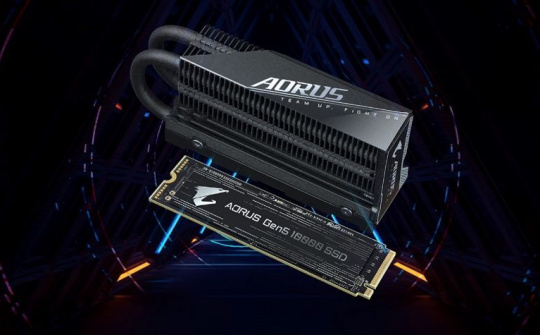 SSD AORUS Gen5 10000 trình làng với tốc độ 10GB/giây trở lên!
