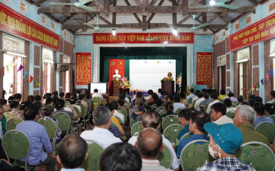 Nam Định công bố thí điểm công cụ thu gom rác trên sông tại huyện Xuân Trường