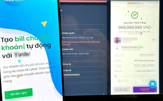 Cẩn trọng chiêu làm giả giao dịch ngân hàng
