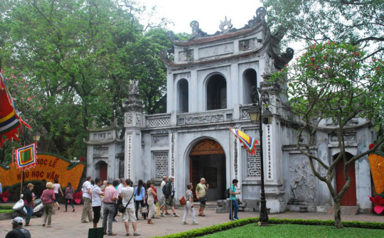 Hà Nội: Tích hợp vé và biên lai điện tử ở Văn Miếu - Quốc tử Giám