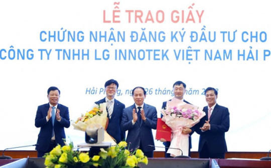 LG Innotek Hàn Quốc đầu tư thêm 1 tỉ USD vào Hải Phòng