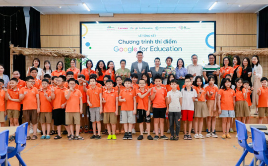 Lenovo và Google hỗ trợ & thúc đẩy trường Tiểu học & THCS FPT Cầu Giấy thực hiện chuyển đổi số Giáo dục