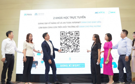 Giới thiệu khóa học trực tuyến về kỹ năng số dành cho giáo viên và phụ huynh