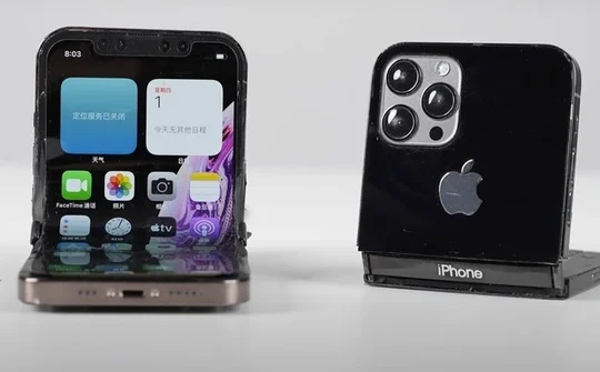 iPhone gập có thể lộ diện sớm hơn dự kiến