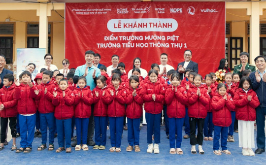 Home Love chung tay “thay áo mới” cho học sinh Nghệ An