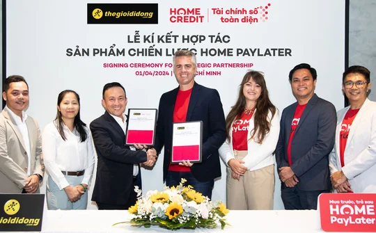 Khách hàng Thế Giới Di Động có thể mua trước trả sau với Home PayLater