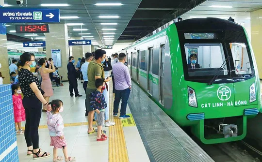 Hà Nội đặt mục tiêu hoàn thành gần 100km đường sắt đô thị vào năm 2030