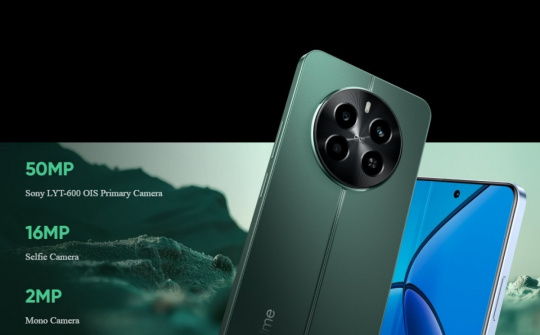 Realme 12 4G trình làng với giá từ 5,49 triệu đồng