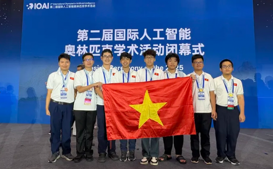 Việt Nam đạt thành tích xuất sắc tại Olympic Trí tuệ nhân tạo quốc tế năm 2025