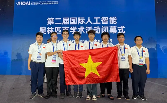 Việt Nam đạt thành tích xuất sắc tại Olympic Trí tuệ nhân tạo quốc tế năm 2025