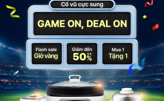 GAME ON - DEAL ON: Hàng trăm sản phẩm LocknLock ưu đãi đến 50% tại Điện Máy Xanh