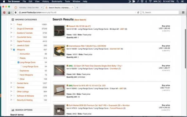Khám phá thế giới ngầm dark web