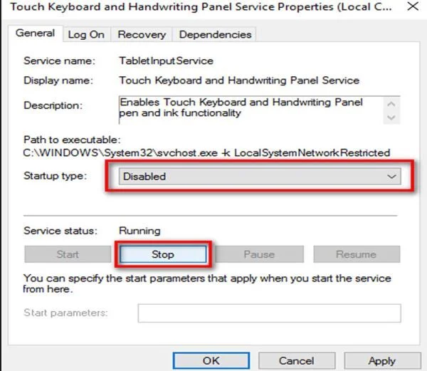 Vô hiệu hóa touchpad trên laptop