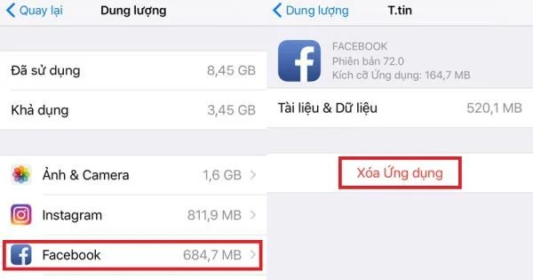 Thủ thuật giải phóng dung lượng bộ nhớ iPhone siêu tốc