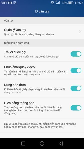 Cảm biến vân tay đa tính năng