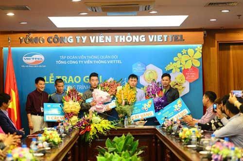 Viettel, trao thưởng, giải thưởng, di động,