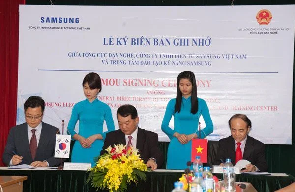 Samsung hỗ trợ đào tạo thí sinh Việt Nam cho kỳ thi Tay nghề Thế giới