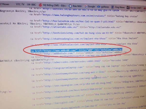 Trang cá độ xuất hiện trên website tỉnh Hà Nam: Do mã nguồn mở?