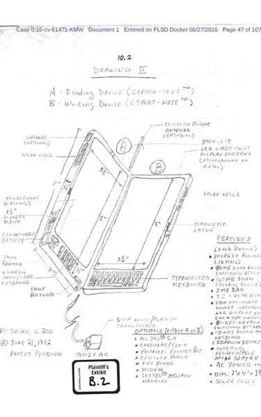 Apple bị kiện vì…đánh cắp thiết kế iPhone từ 1992