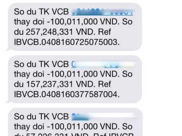 Chủ thẻ Vietcombank 