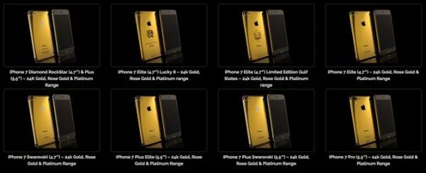 iPhone 7 mạ vàng, đính kim cương giá từ 3.000 USD - ảnh 2