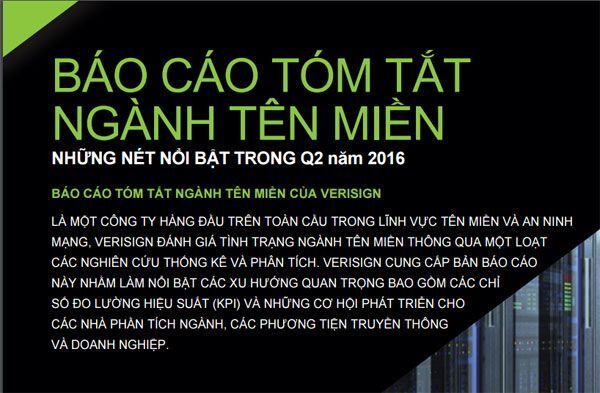 Quý II/2016, Internet phát triển lên đến 334,6 triệu tên miền