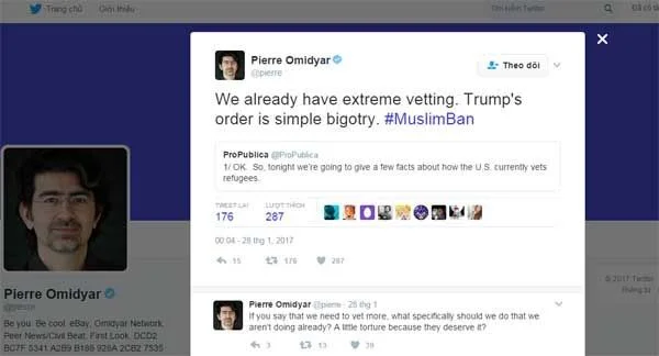 người nhập cư, eBay, Pierre Omidya