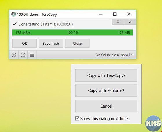 TeraCopy: Tăng tốc sao chép tập tin trên Windows