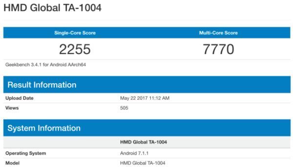 Geekbench: Điểm hiệu năng đa lõi Nokia 9 vượt Mi 6 và Galaxy S8 Plus