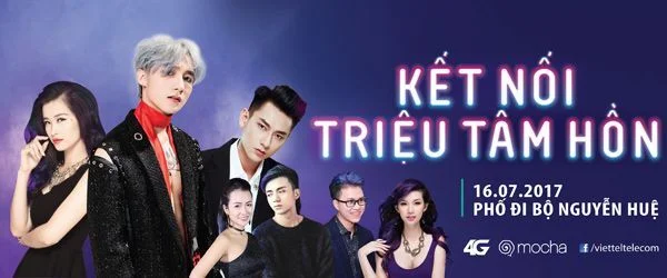 Đại nhạc hội Viettel 2017 sẽ có Sơn Tùng M-TP, Đông Nhi