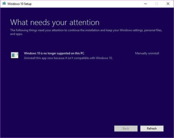 Một số dòng máy tính bị ngừng hỗ trợ Windows 10
