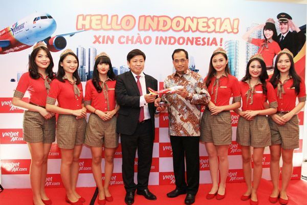  VietJet Air, Vietjet, Vietjet mở đường bay, Jakarta, 