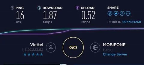 Tốc độ đường truyền Internet Viettel quá chậm, khách hàng than phiền