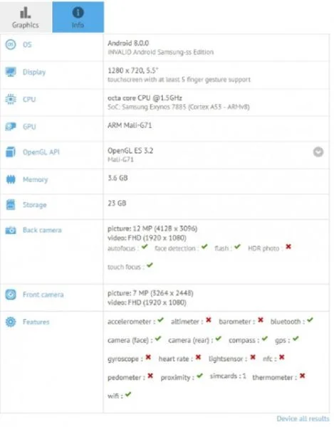samsung galaxy j8 (2018) lo dien chay vi xu ly exynos 7885 hinh anh 1