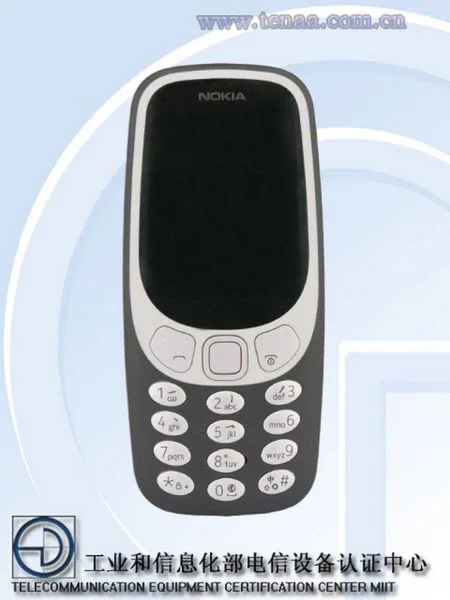 Nokia 3310 bản 4G đã đạt chứng nhận của TENAA