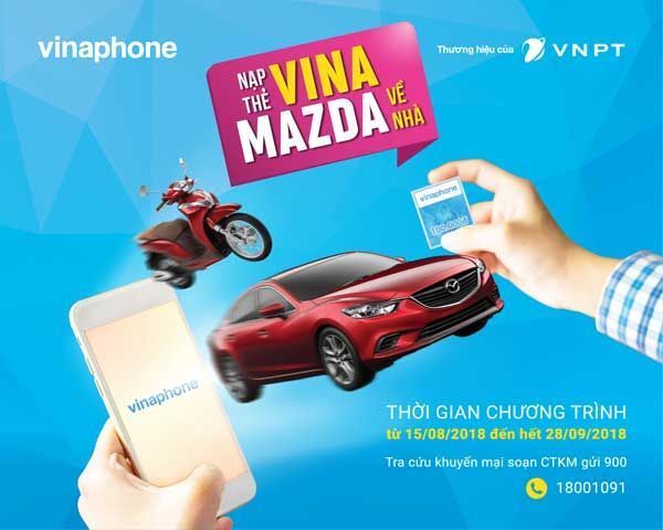 khuyến mãi, Vinaphone, Khuyến mại nạp thẻ, xe SH,
