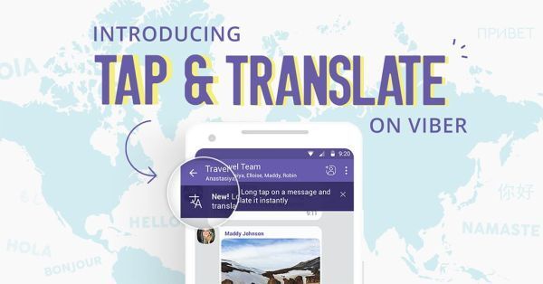 Viber tung ra tính năng chuyển ngữ tin nhắn ngay lập tức