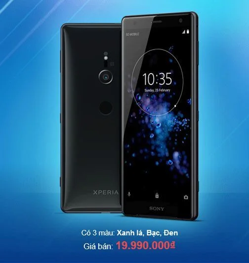 Sony Xperia XZ2 chuẩn bị lên kệ tại Việt Nam, giá 20 triệu đồng